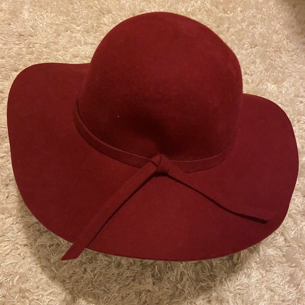 Plum Floppy Hat